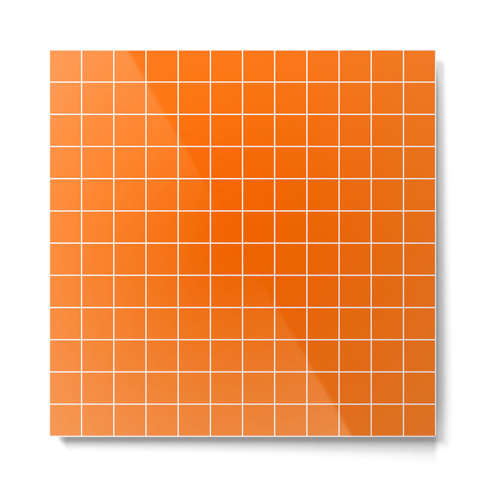 Carrot Grid Metal Print Gallery Image 1
