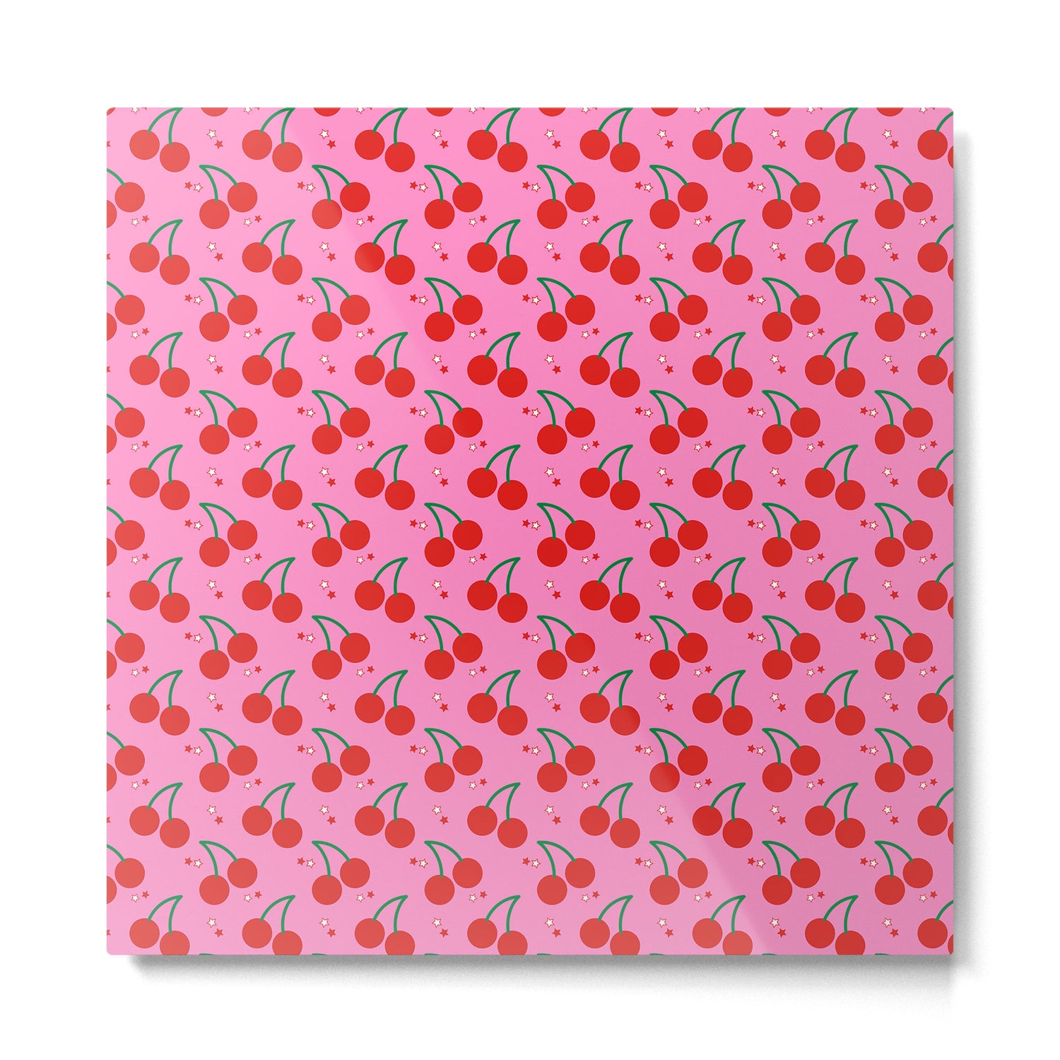Cherry Bomb Pattern Metal Print Gallery Image 2