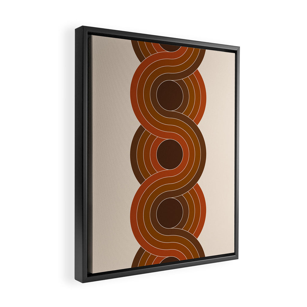Cocoa Chain Framed Canvas Print Gallery Image 2
