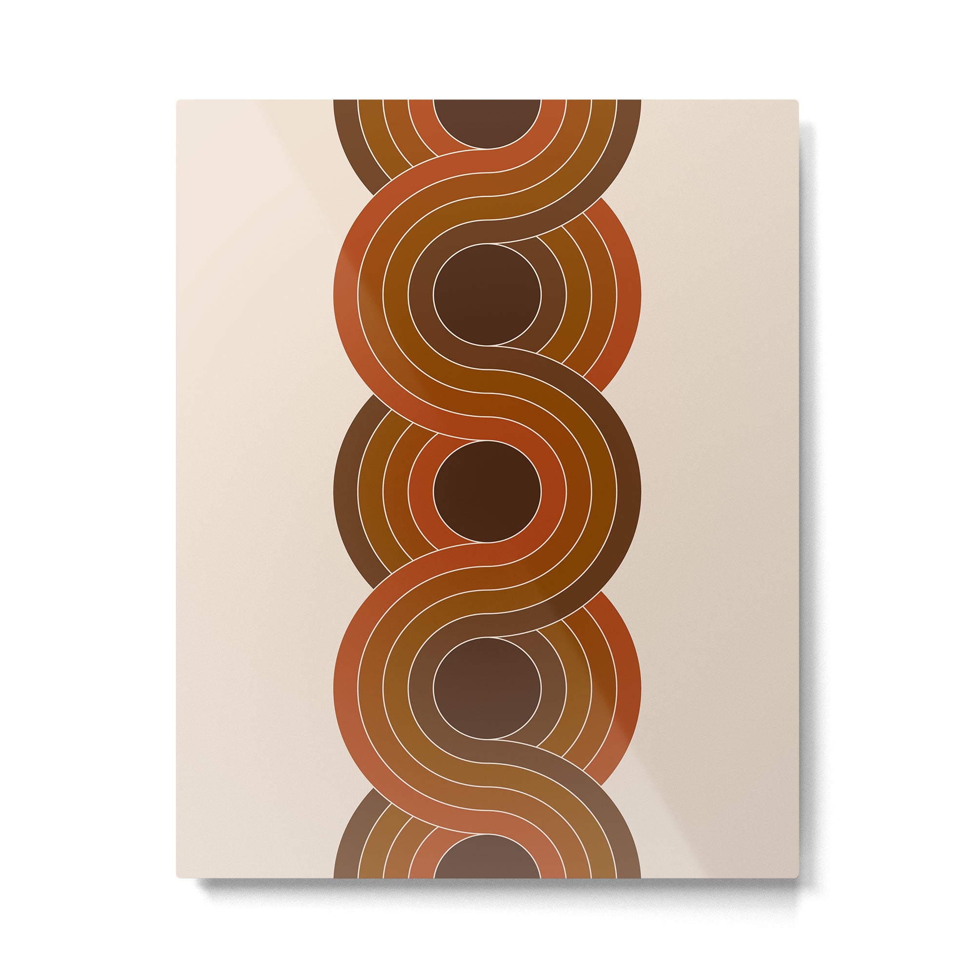 Cocoa Chain Metal Print Gallery Image 4