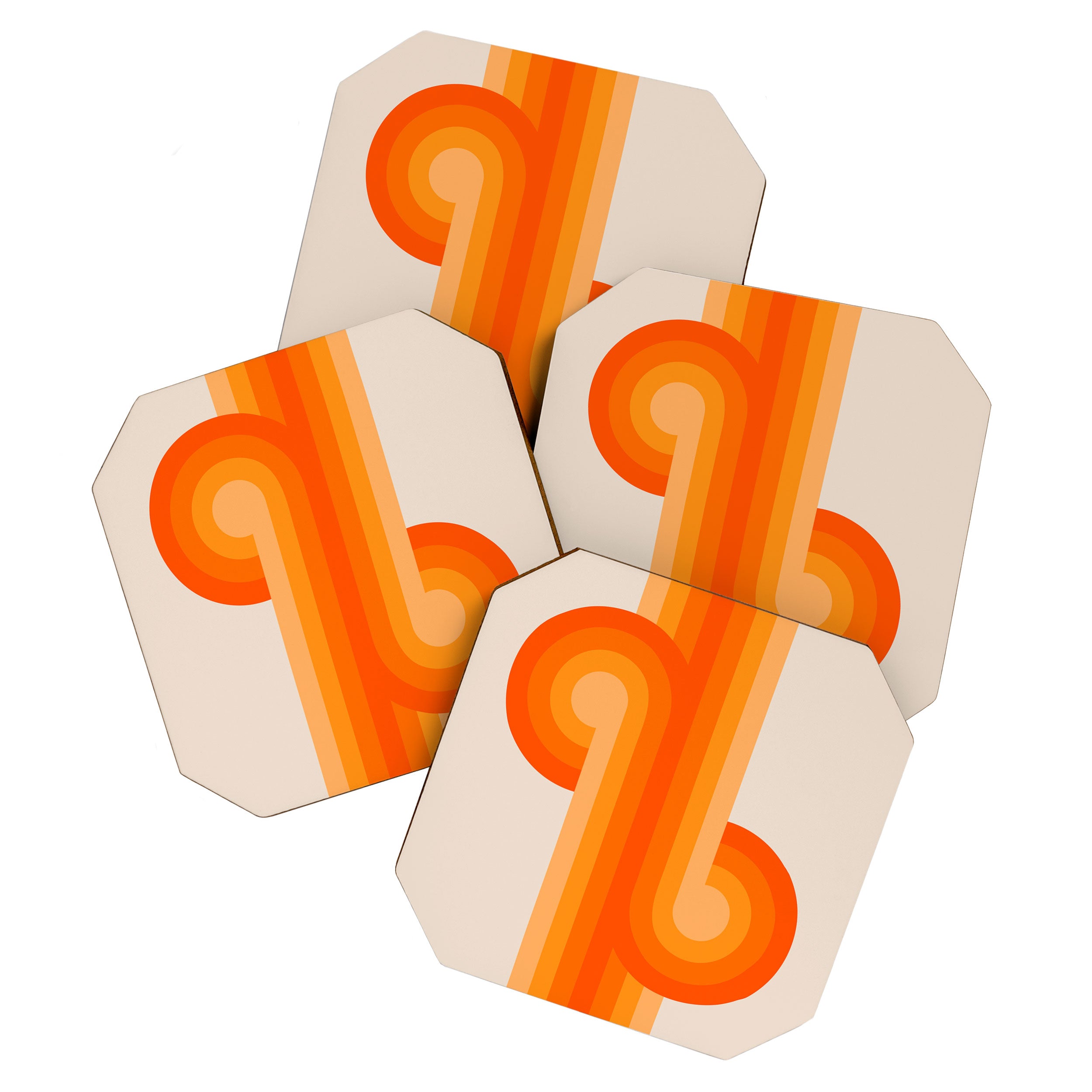 Creamsicle Knots Coaster Gallery Image 1