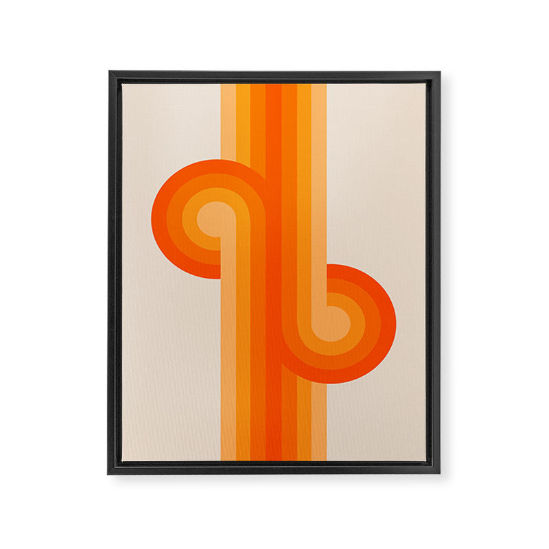 Creamsicle Knots Framed Canvas Print Gallery Image 8