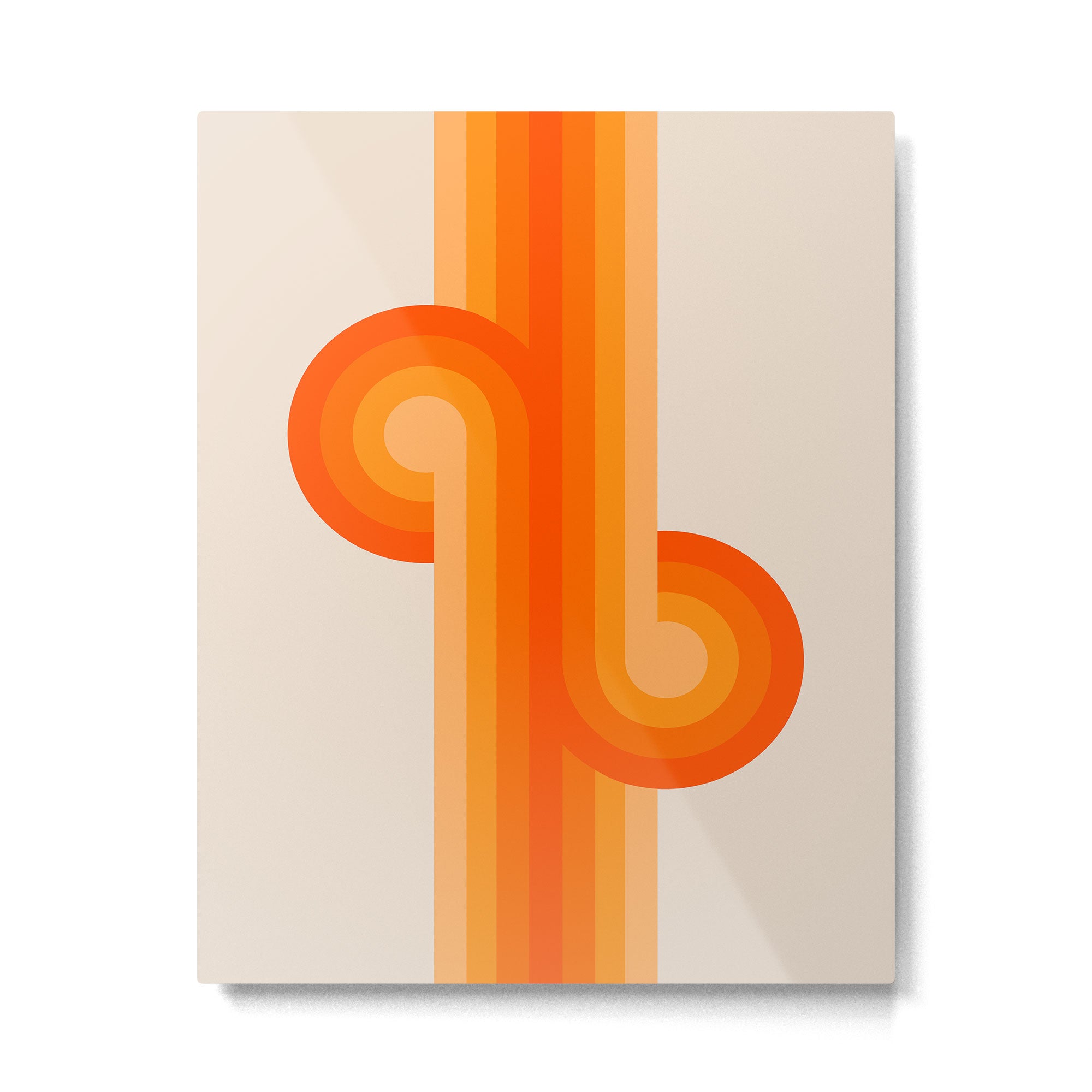 Creamsicle Knots Metal Print Gallery Image 6