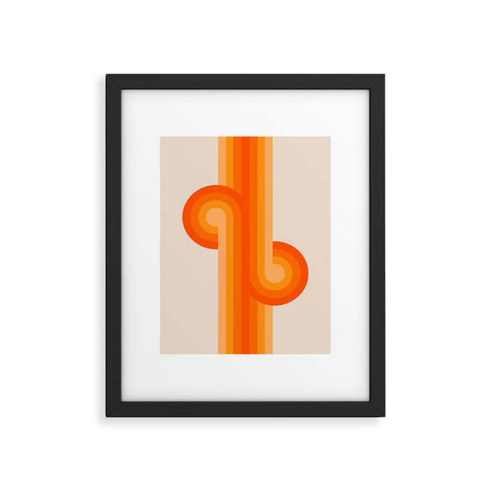 Creamsicle Knots Framed Art Print Gallery Image 1