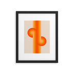 Creamsicle Knots Framed Art Print Gallery Image 4