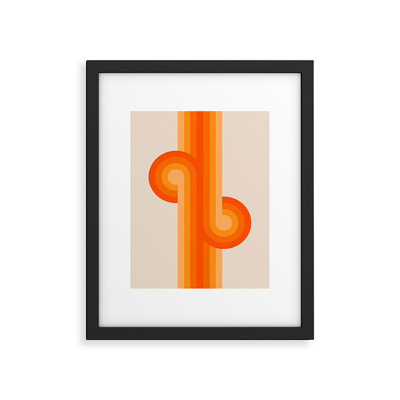 Creamsicle Knots Framed Art Print Gallery Image 4