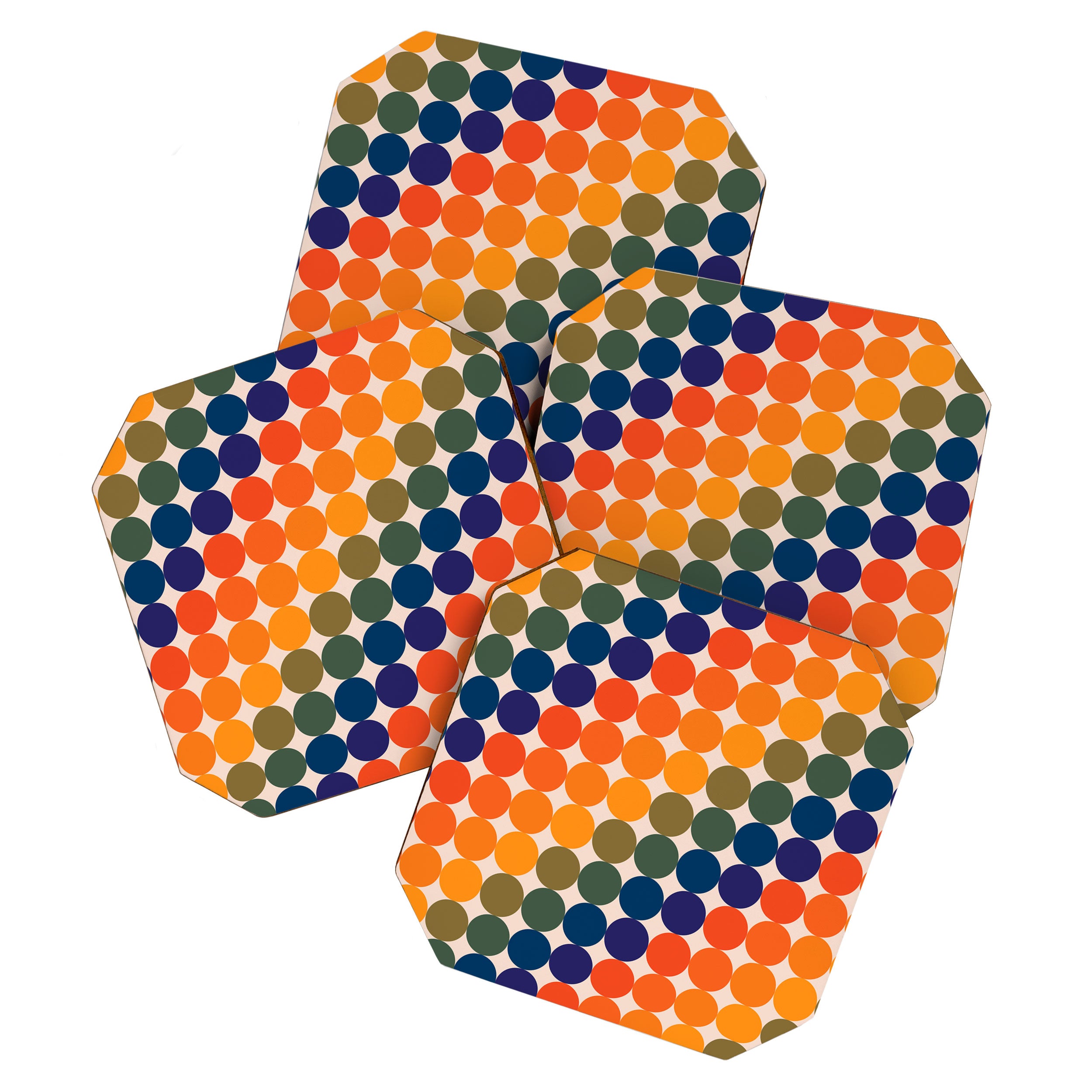 Dots - Saturated Spectrum Coaster Gallery Image 1