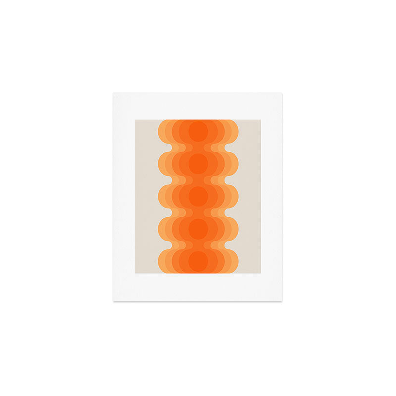 Echoes - Creamsicle Art Print Gallery Image 1