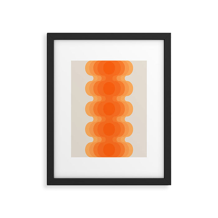 Echoes - Creamsicle Framed Art Print Gallery Image 1