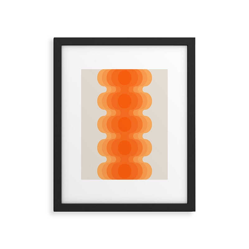 Echoes - Creamsicle Framed Art Print Gallery Image 4