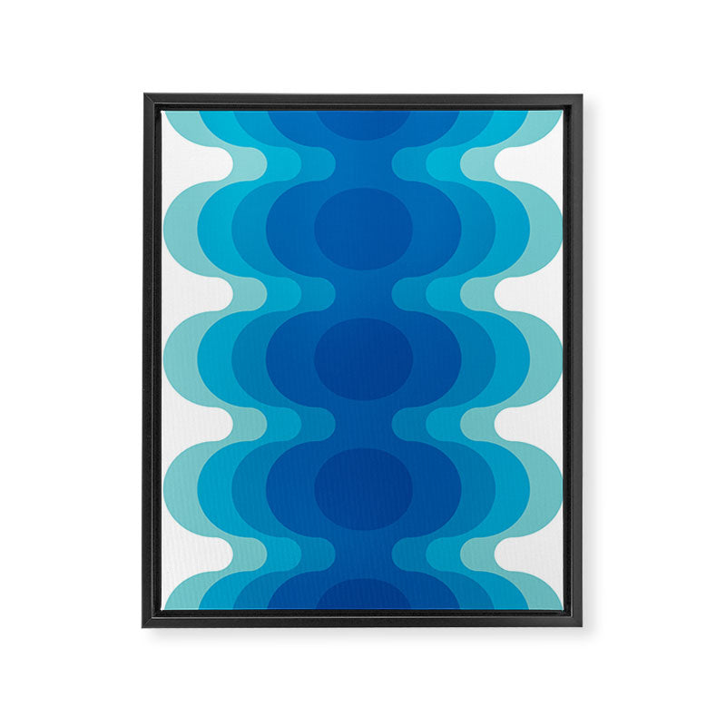 Echoes - Ocean Framed Canvas Print Gallery Image 8