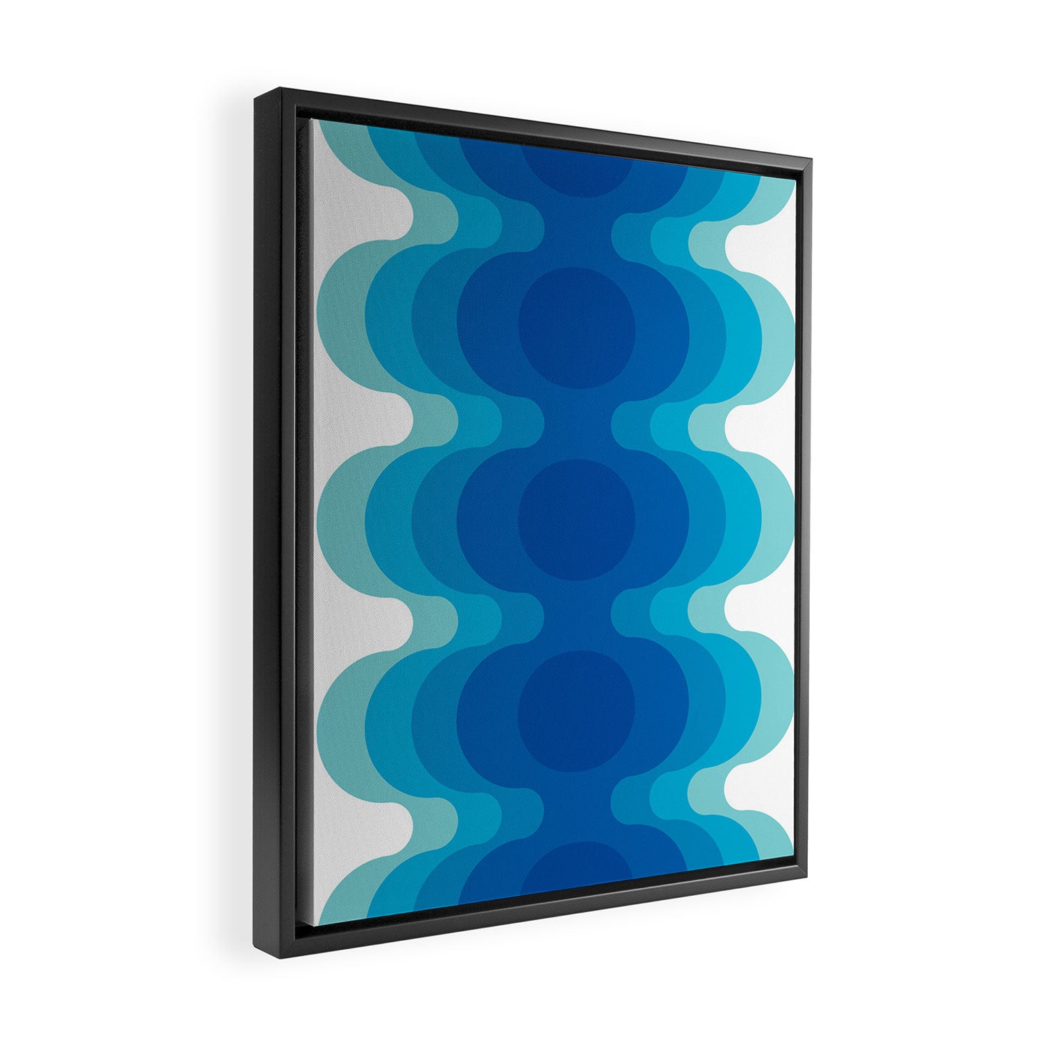 Echoes - Ocean Framed Canvas Print Gallery Image 2