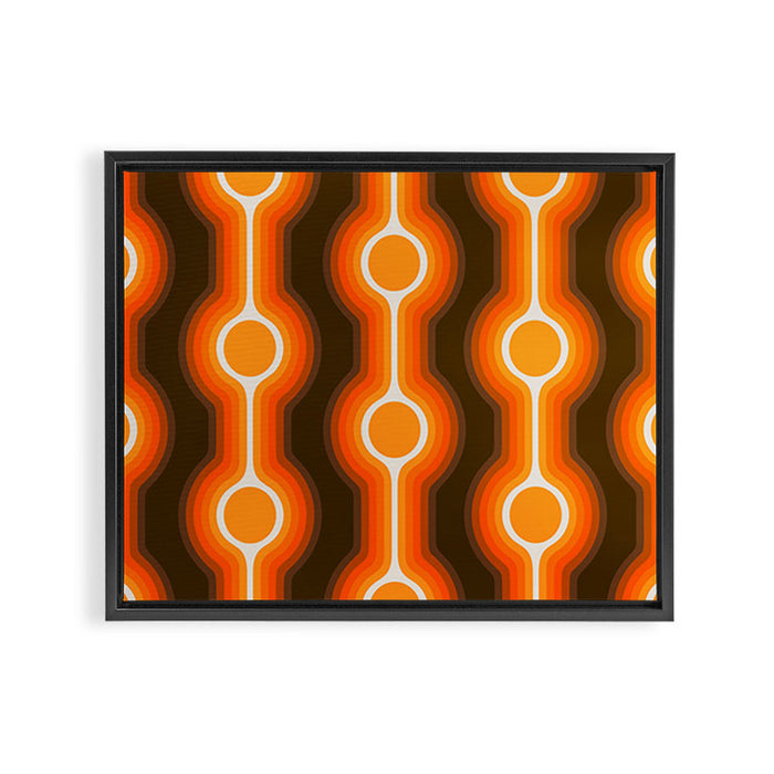 Golden Canyon Drops Framed Canvas Print Gallery Image 1