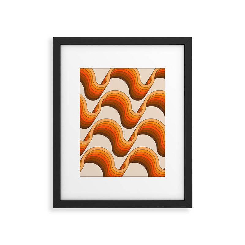 Golden Ribbons Framed Art Print Gallery Image 4