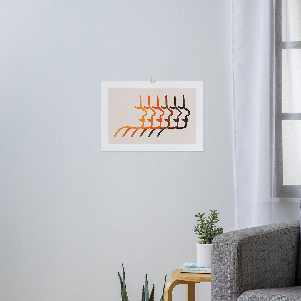 Golden Silhouettes Art Print Gallery Image 3