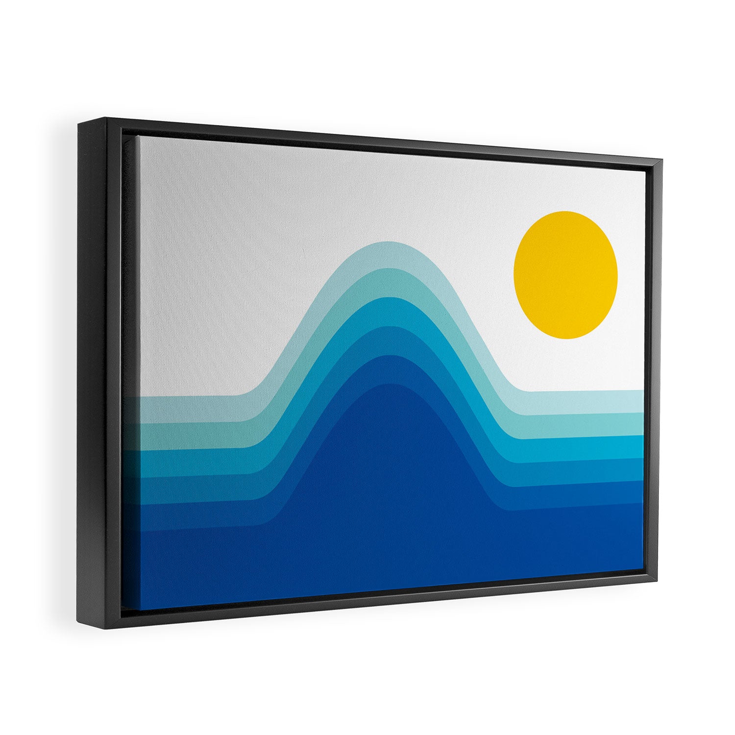 Ocean Horizon Framed Canvas Print Gallery Image 2