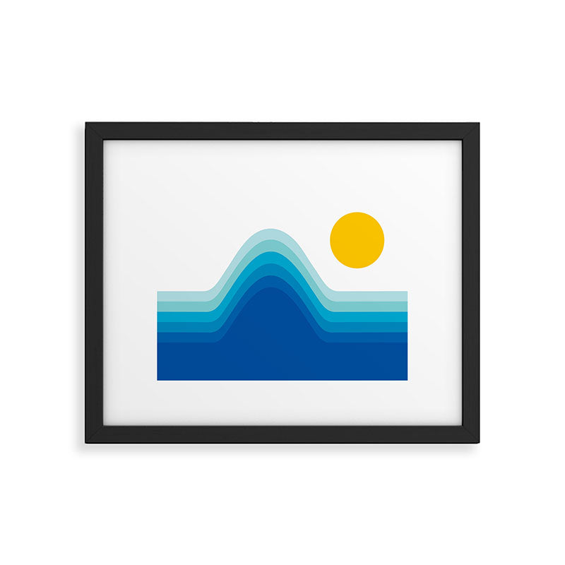 Ocean Horizon Framed Art Print Gallery Image 5
