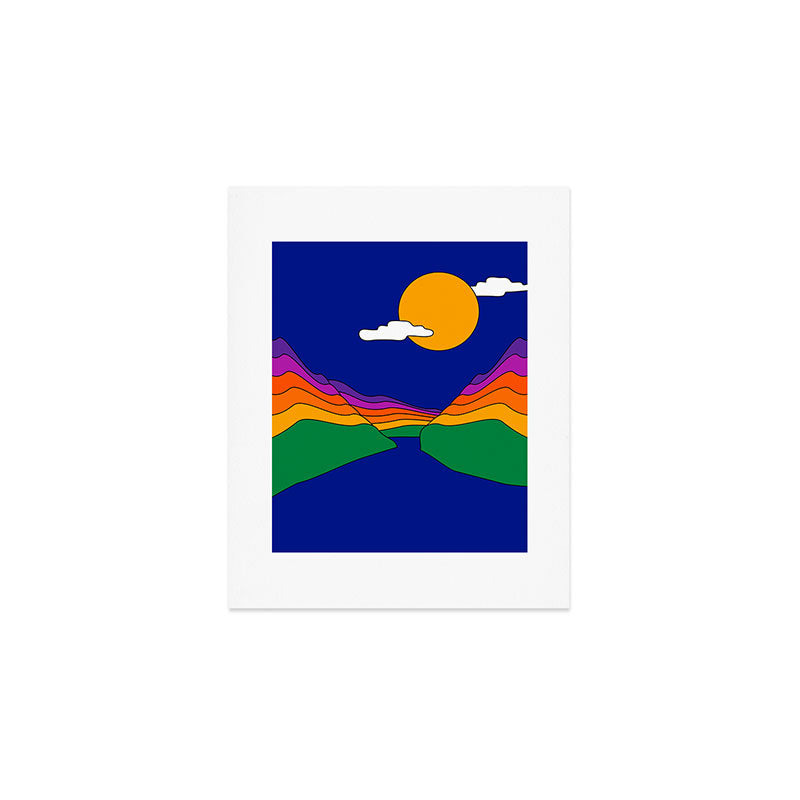 Rainbow Ravine Art Print Gallery Image 1