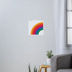 Retro Bright Rainbow - Left Side Art Print Gallery Image 3