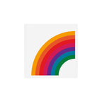Retro Bright Rainbow - Left Side Art Print Gallery Image 1