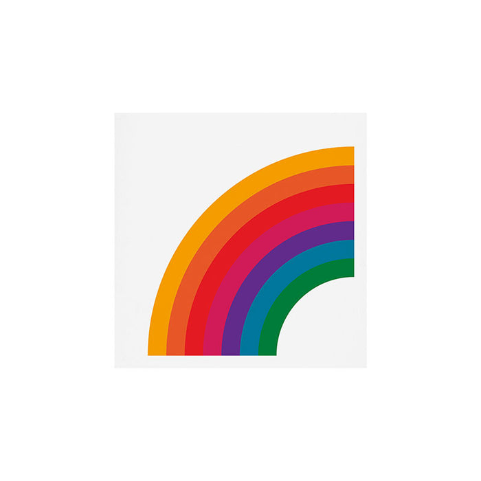 Retro Bright Rainbow - Left Side Art Print Gallery Image 1