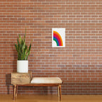 Retro Bright Rainbow - Right Side Art Print Gallery Image 2