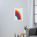 Retro Bright Rainbow - Right Side Art Print Gallery Image 3