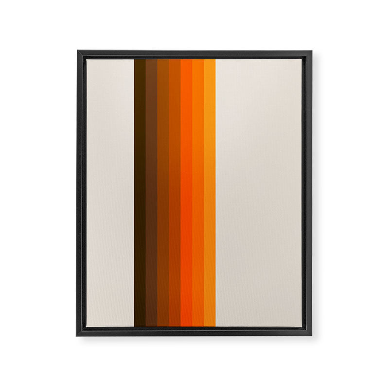 Retro Golden Rainbow - Straight Framed Canvas Print Gallery Image 6