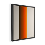 Retro Golden Rainbow - Straight Framed Canvas Print Gallery Image 2