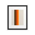 Retro Golden Rainbow - Straight Framed Art Print Gallery Image 5