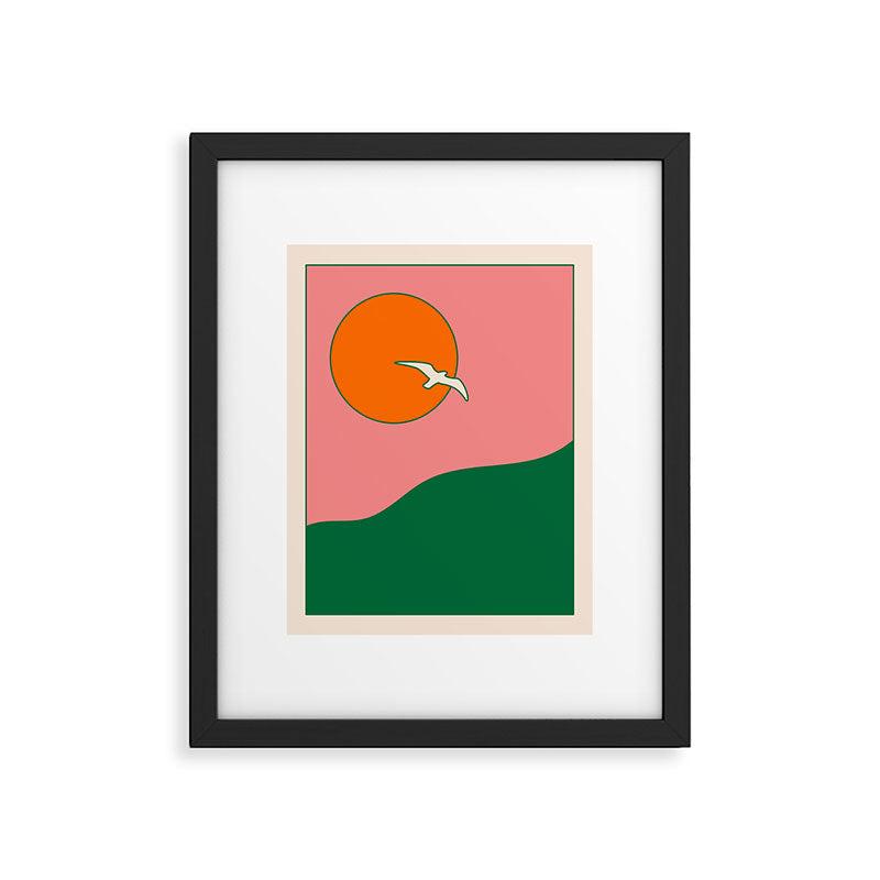 Soar - Pink Framed Art Print Gallery Image 5
