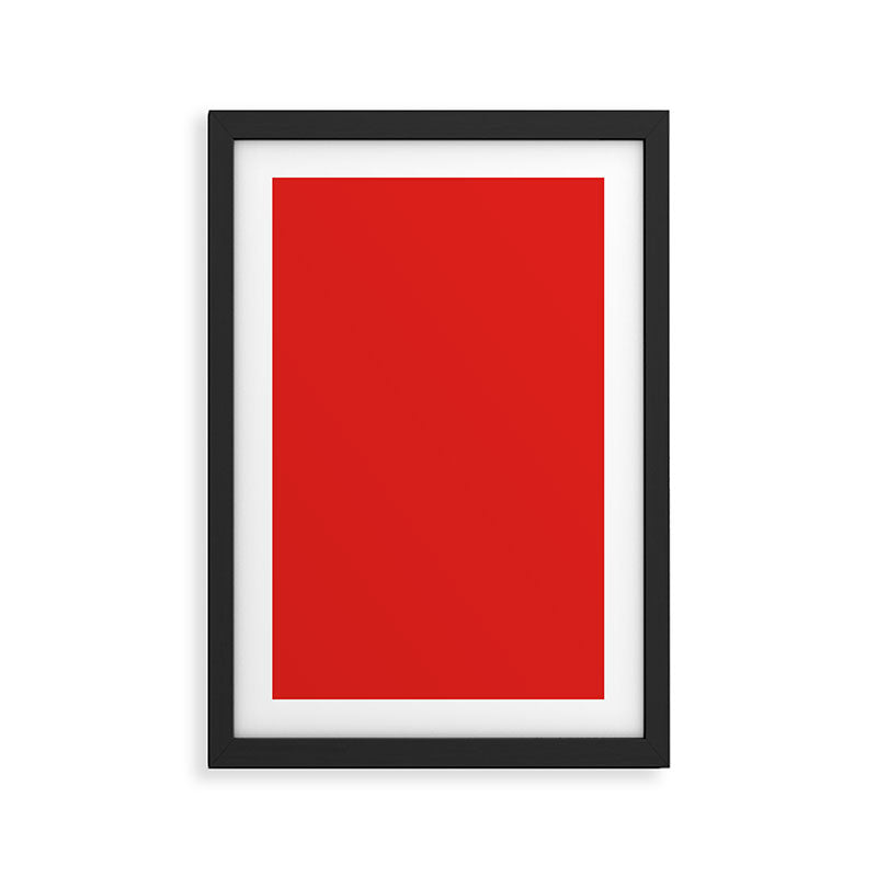Solid Shades - Cherry Framed Art Print Gallery Image 3