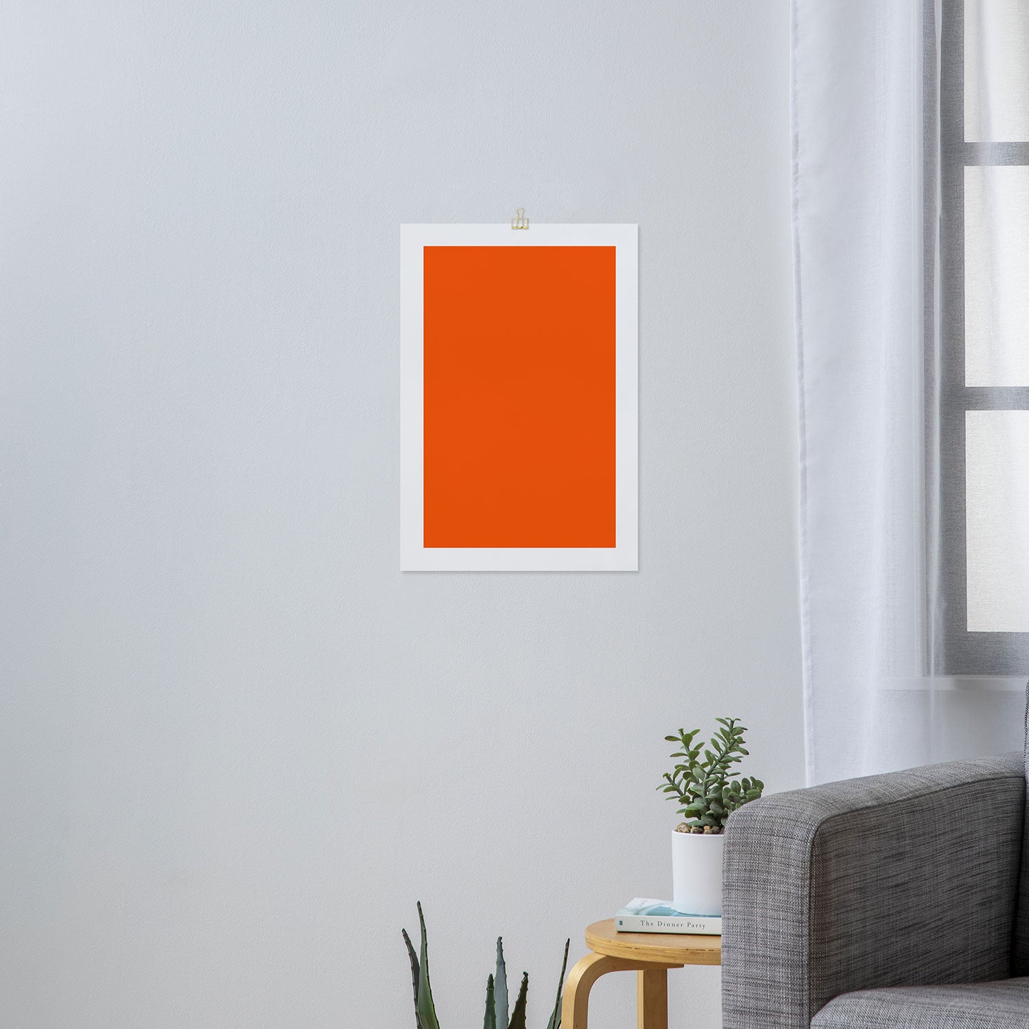 Solid Shades - Flame Art Print Gallery Image 3