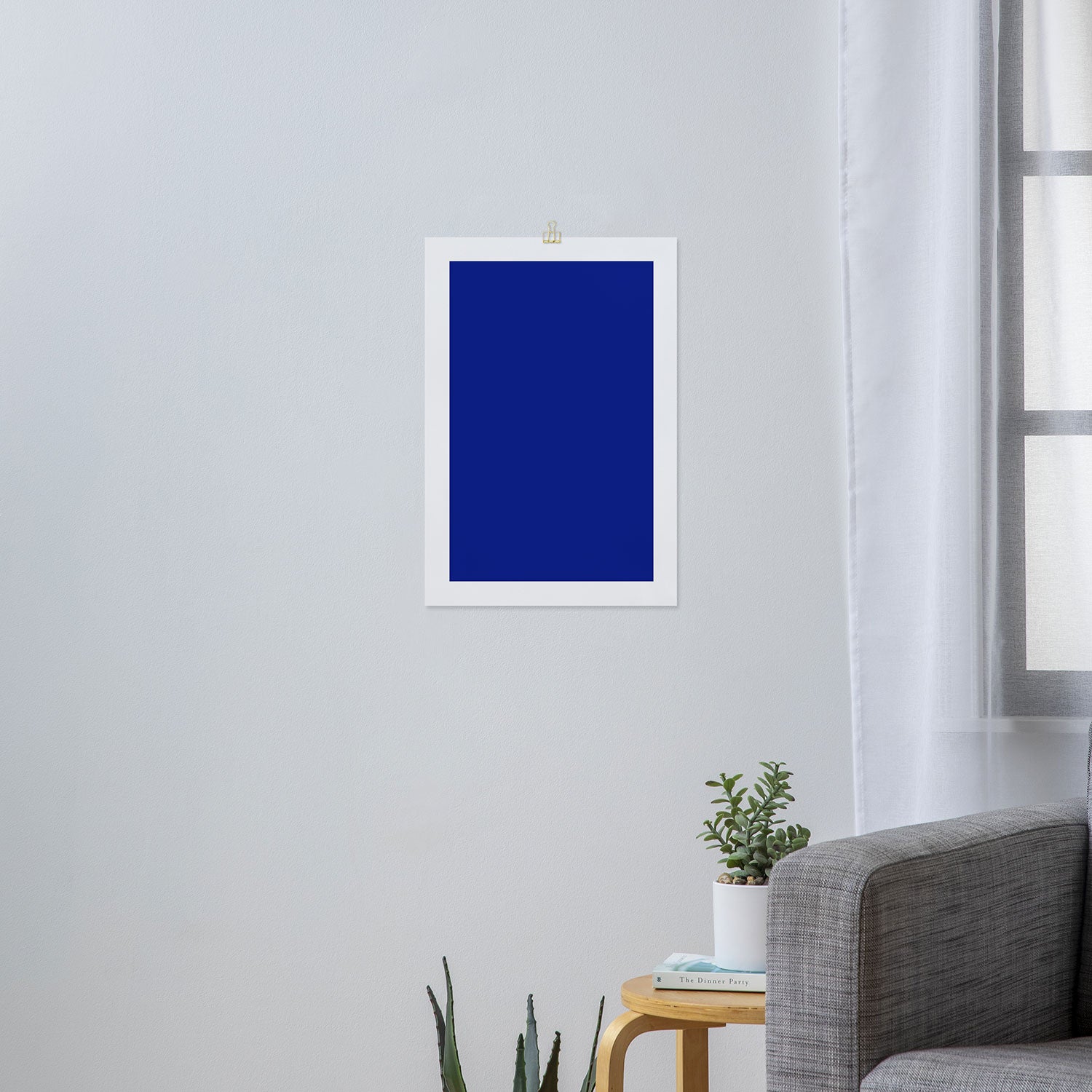 Solid Shades - Indigo Art Print Gallery Image 3