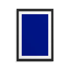 Solid Shades - Indigo Framed Art Print Gallery Image 3