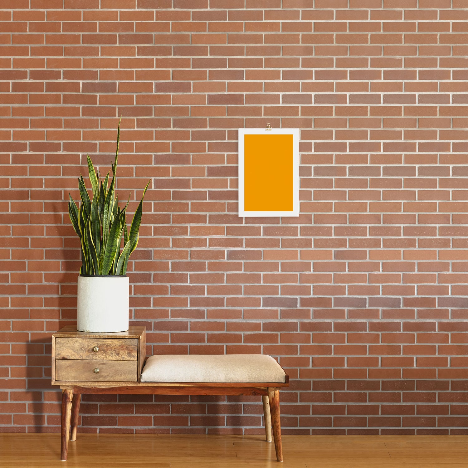 Solid Shades - Marigold Art Print Gallery Image 2