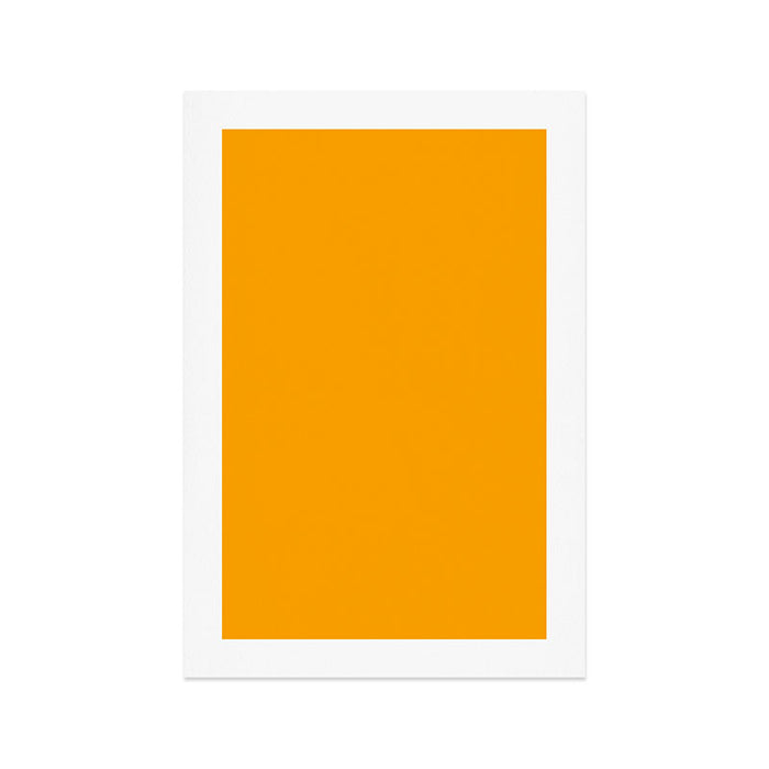 Solid Shades - Marigold Art Print Gallery Image 1