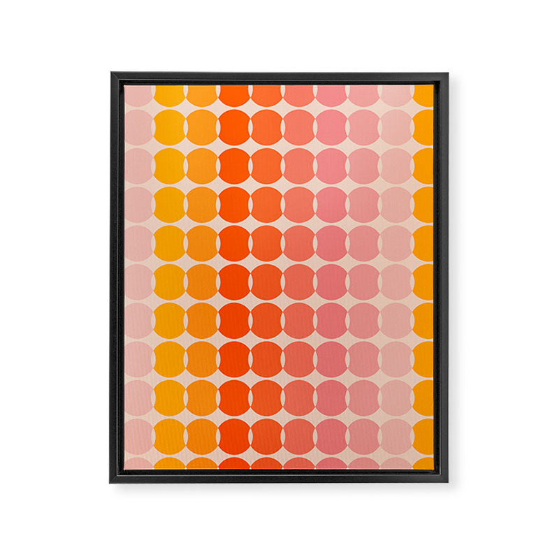 Strawberry Dots Framed Canvas Print Gallery Image 8