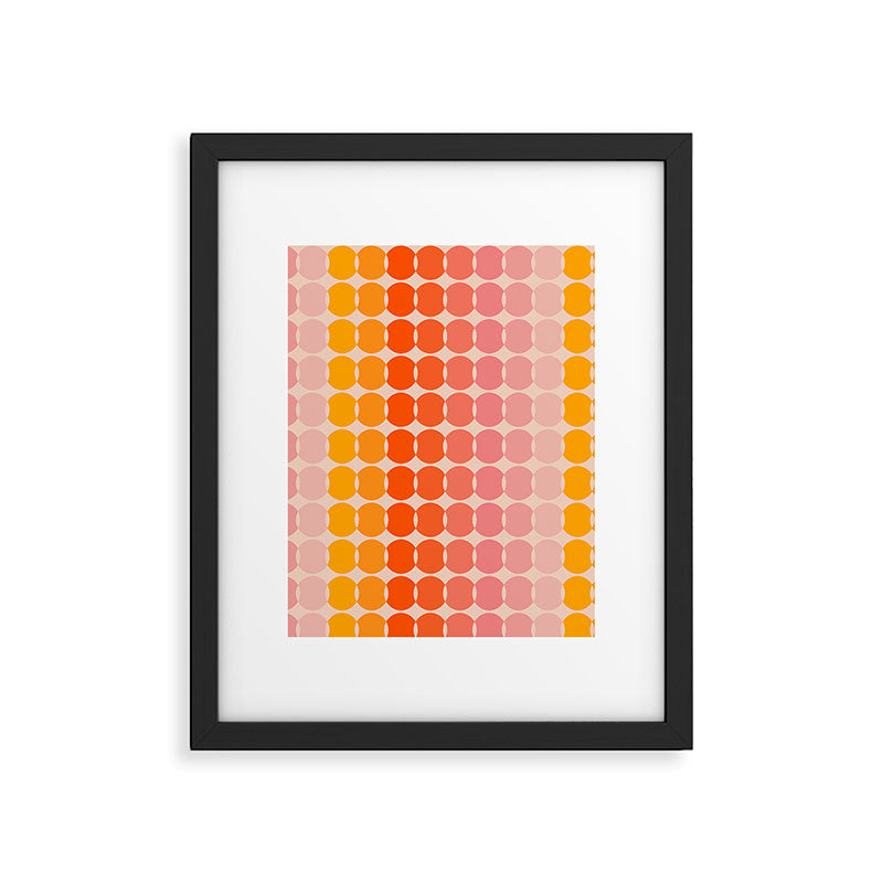 Strawberry Dots Framed Art Print Gallery Image 4