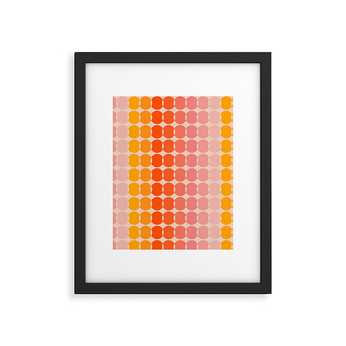 Strawberry Dots Framed Art Print Gallery Image 1