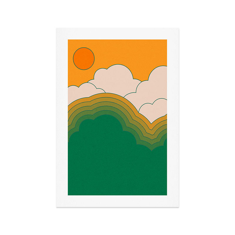 Summer Sky Art Print Gallery Image 1