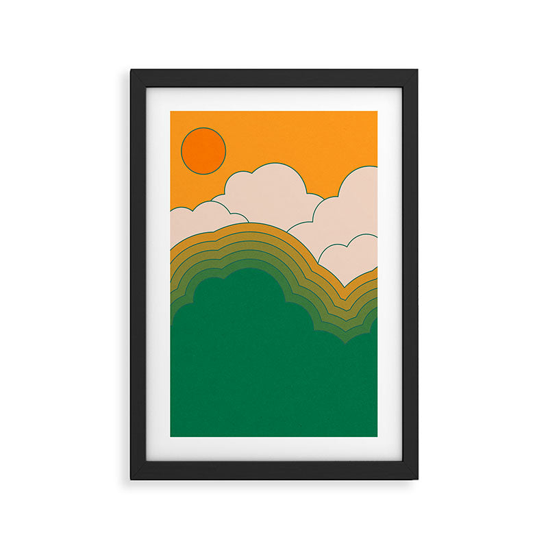 Summer Sky Framed Art Print Gallery Image 3