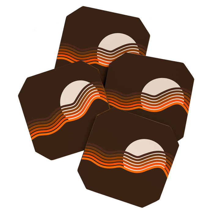 Sundown Stripes Coaster Gallery Image 1