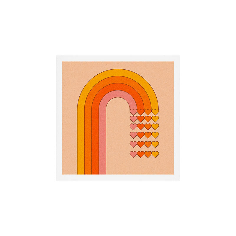 Sweetheart Rainbow Art Print Gallery Image 1