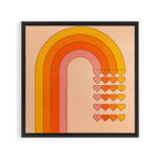 Sweetheart Rainbow Framed Canvas Print Gallery Image 3