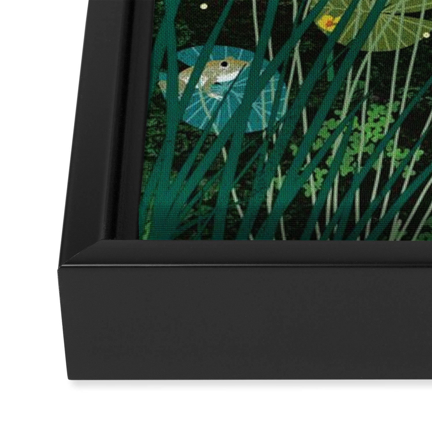 Frog Pond Framed Canvas Print Gallery Image 3