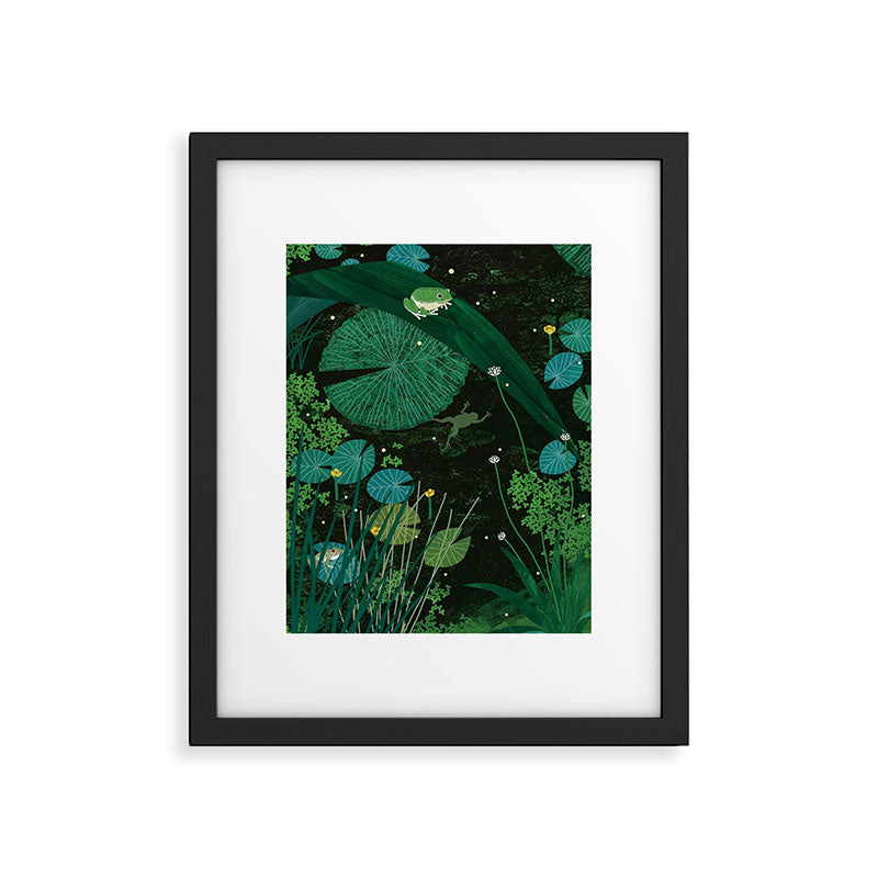 Frog Pond Framed Art Print Gallery Image 5