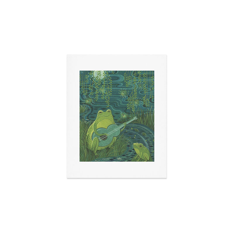 Serenade Of A Frog Art Print Gallery Image 1