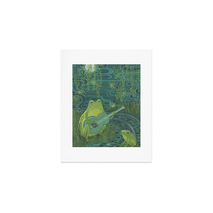 Serenade Of A Frog Art Print Gallery Image 1
