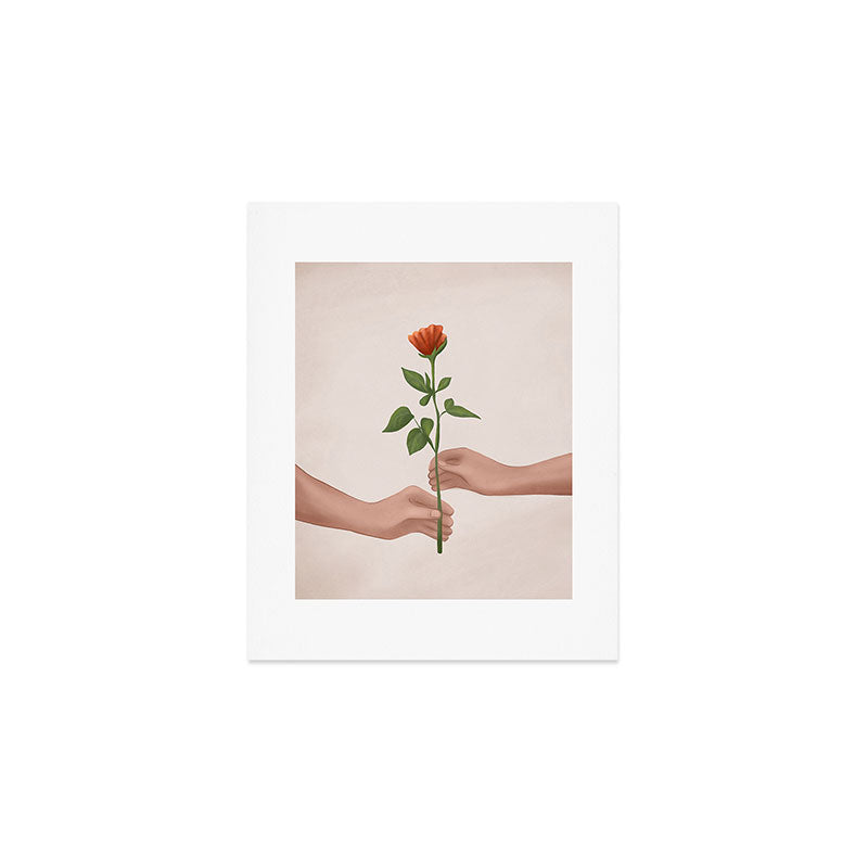 A Rose for You Art Print Gallery Image 1